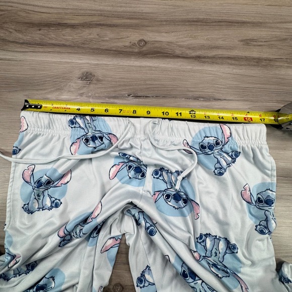 Disney Stitch Pajamas Sleepwear Set Long Sleeve Top Pants Women's Size M - Picture 10 of 16